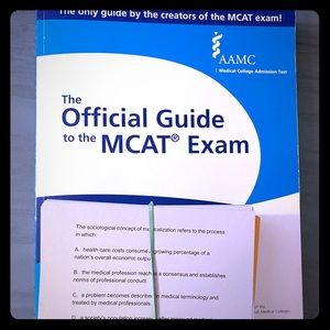 AAMC’s flashcards & book for MCAT